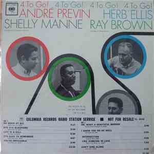 André Previn / Herb Ellis / Shelly Manne / Ray Brown - 4 To Go! download free André Previn / Herb Ellis / Shelly Manne / Ray Brown - 4 To Go! download mp3 flac