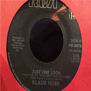 Klaus Nomi - Just One Look download mp3 flac