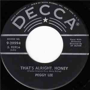 Peggy Lee - That's Alright, Honey download free