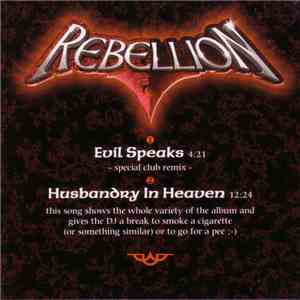 Rebellion - Evil Speaks download free Rebellion - Evil Speaks download mp3 flac