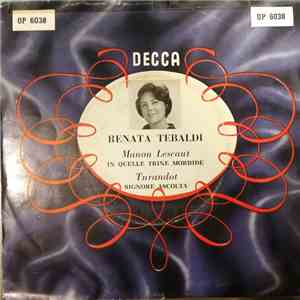 Renata Tebaldi - Manon Lescaut / Turandot download mp3 flac Renata Tebaldi - Manon Lescaut / Turandot download free
