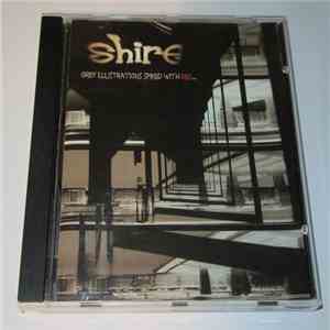 Shire  - Grey Illustrations Spiked With Red download free