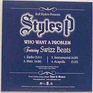 Styles P - Who Want A Problem download mp3 flac